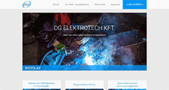 Desktop Screenshot of dgelektrotech.hu